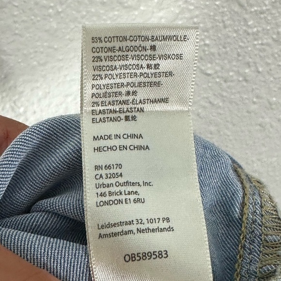 We The Free Love Letters Float On Flare Jeans Size 28 - Picture 4 of 7